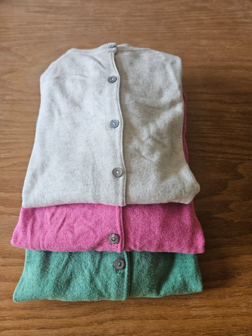 Margaret O'Leary cotton Cardigan collection of 3